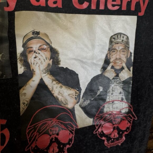 Suicideboys Shirt Grey 59 Scrim Ruby Da Cherry Size XXL 2XL Band March 50” - Picture 4 of 11
